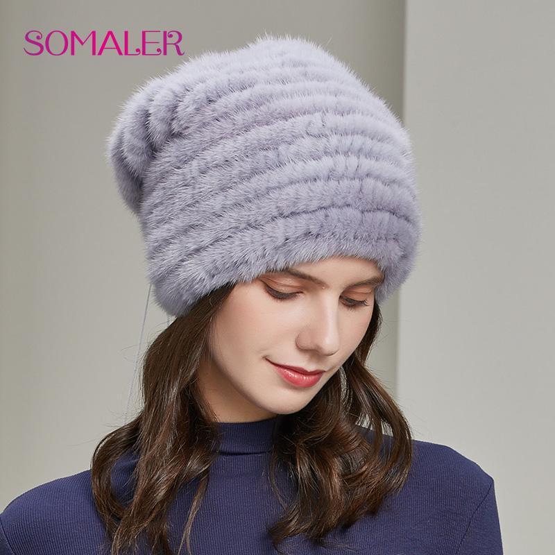 SOMALER Зимняя меховая шапка светло-фиолетовый
SOMALER Зимняя меховая шапка светло-фиолетовый
