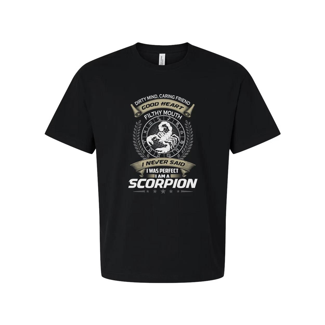 Scorpio Zodiac Unisex Graphic T Shirt With Emblem And Motivational Slogan Design 4XL
Scorpio Zodiac Unisex Graphic T Shirt With Emblem And Motivational Slogan Design 4XL