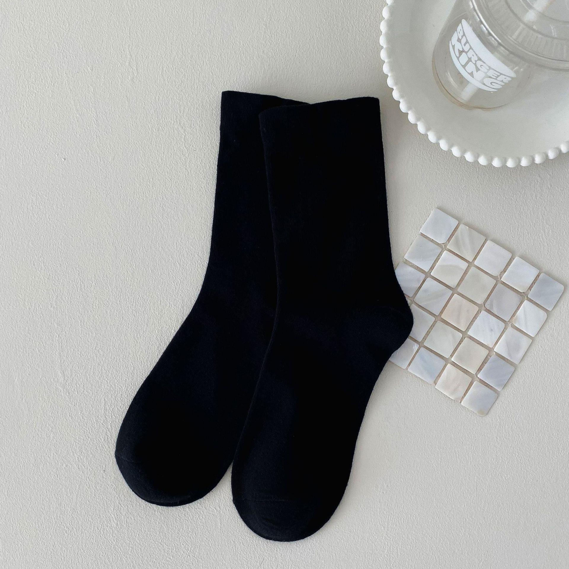 Versatile Coffee Socks For Women, Comfortable Wide-Mouth Socks Medium Tube Socks Solid Color Black And White Cotton Socks Tide One size fits all чорний
Versatile Coffee Socks For Women, Comfortable Wide-Mouth Socks Medium Tube Socks Solid Color Black And White Cotton Socks Tide One size fits all чорний