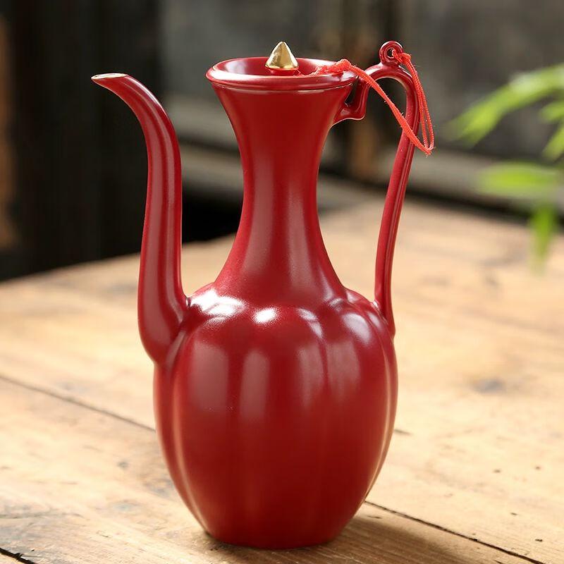 Chinese Red Palace Wedding Wine Set
Chinese Red Palace Wedding Wine Set