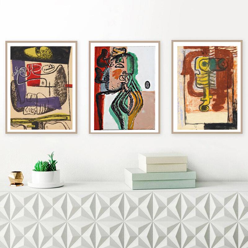Le Corbusier Artwork Print Vintage Cubism Art Poster Le Corbusier Cubism Painting Replica Picture Living Room
Le Corbusier Artwork Print Vintage Cubism Art Poster Le Corbusier Cubism Painting Replica Picture Living Room