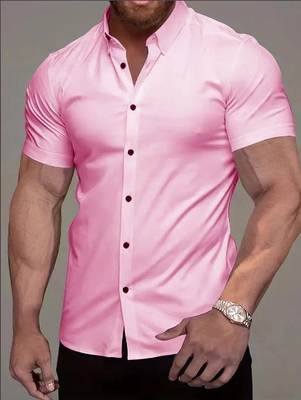 European And American Men S Short-Sleeved Shirt 3D Digital Printing Casual Versatile Solid Color Muscle Men S Lapel Shirt 5XL
European And American Men S Short-Sleeved Shirt 3D Digital Printing Casual Versatile Solid Color Muscle Men S Lapel Shirt 5XL