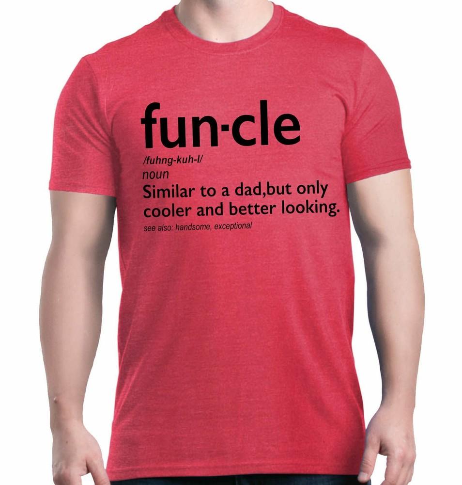 Fun-cle T-Shirt Funny Gift Funcle Definition Def Silly Fun Best Uncle To Be Tees XL
Fun-cle T-Shirt Funny Gift Funcle Definition Def Silly Fun Best Uncle To Be Tees XL