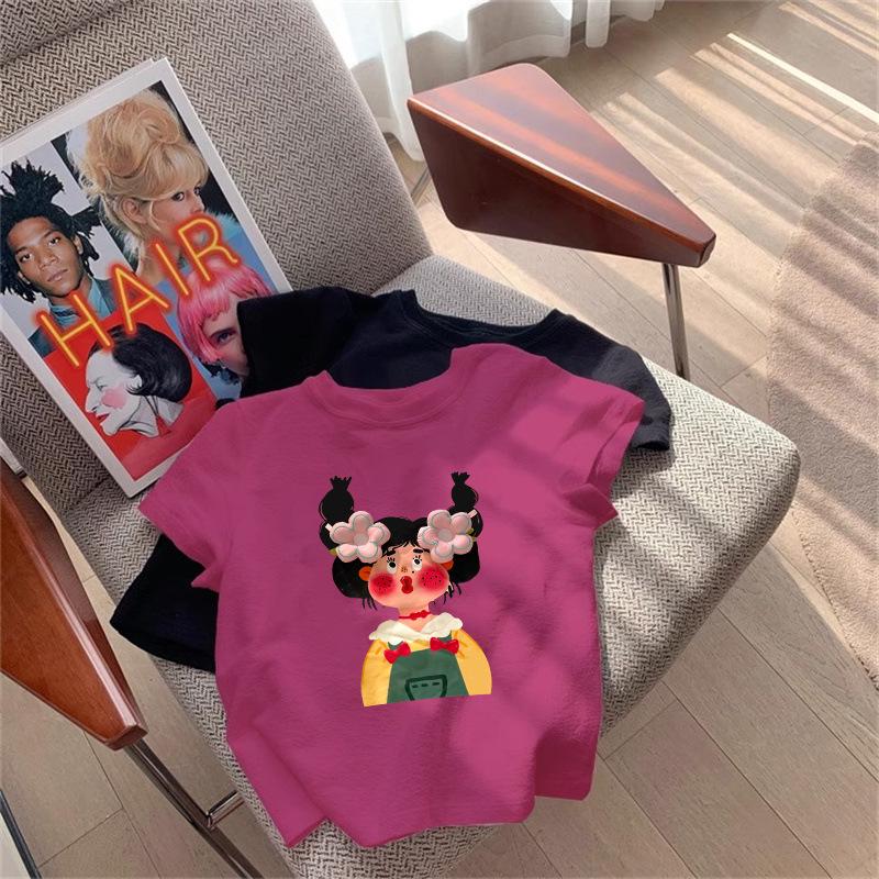 Rose Red Cartoon Short-Sleeve Women s T-Shirt - Summer 2024 Trendy Straight Shoulder Slim Fit Small
Rose Red Cartoon Short-Sleeve Women s T-Shirt - Summer 2024 Trendy Straight Shoulder Slim Fit Small