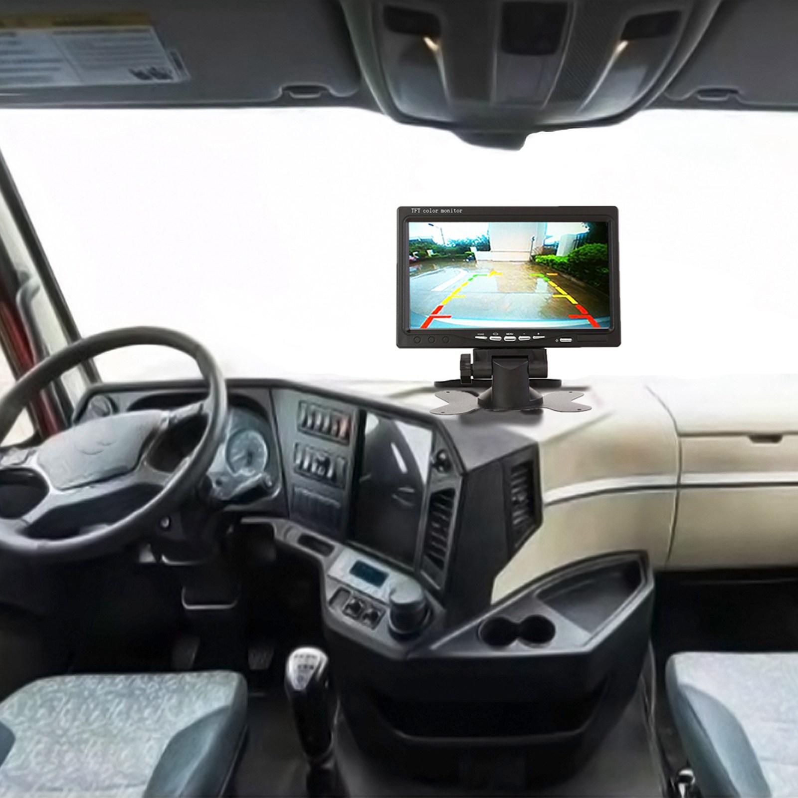 RH-701C 7 LCD Video Display Screen Rear View Monitor 8-LED Camera Parking and Reverse System Kit with 15m Video Cable Type A
RH-701C 7 LCD Video Display Screen Rear View Monitor 8-LED Camera Parking and Reverse System Kit with 15m Video Cable Type A