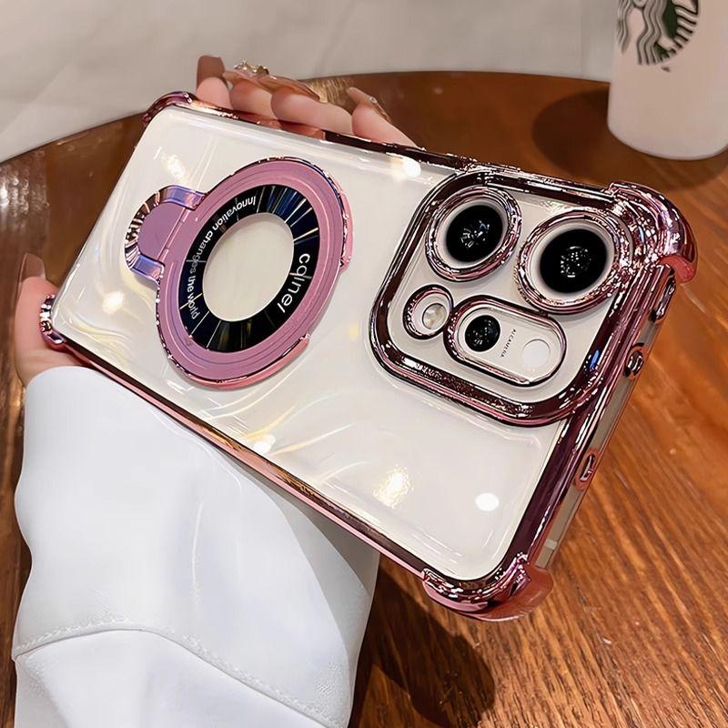 Case For OPPO Reno 14 Pro 14F 14FS 5G Bracket Magsafe Transparent Plating Airbag Magnetic Cover For OPPO Reno 14 Shell Oppo Reno14 Pro
Case For OPPO Reno 14 Pro 14F 14FS 5G Bracket Magsafe Transparent Plating Airbag Magnetic Cover For OPPO Reno 14 Shell Oppo Reno14 Pro