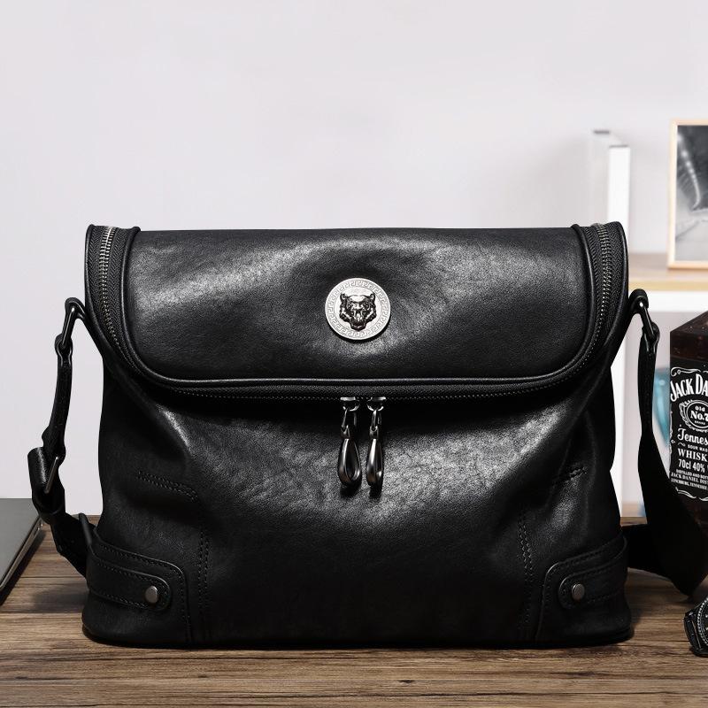 Новая мужская кожаная сумка на одно плечо, многофункциональная вертикальная сумка через плечо для отдыха, большая мужская сумка из воловьей кожи, модная 
Новая мужская кожаная сумка на одно плечо, многофункциональная вертикальная сумка через плечо для отдыха, большая мужская сумка из воловьей кожи, модная