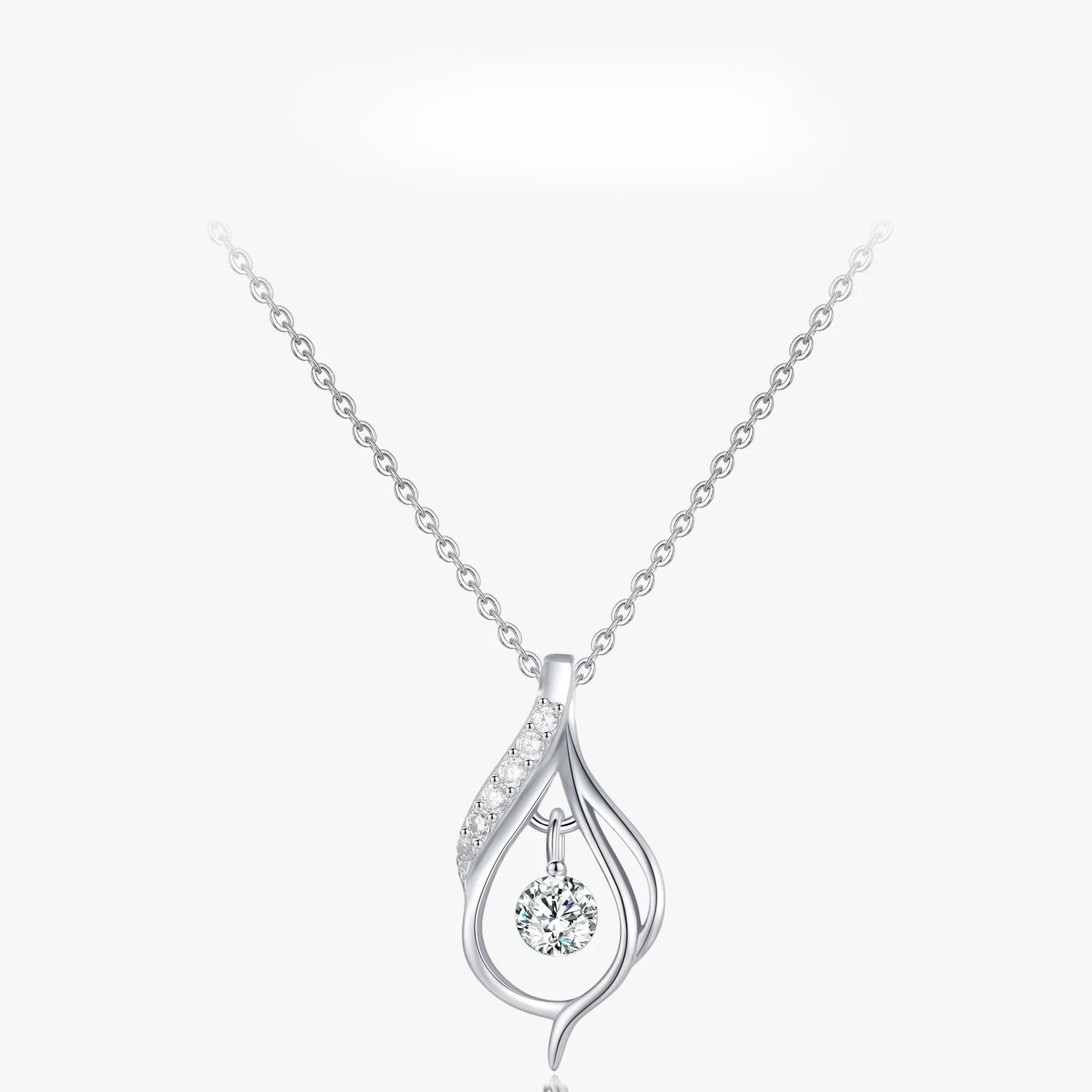 Sterling Silver Elegant Water Drop Shape Pendant Necklace for Women Dazzling Clear Fine Elegant Wedding Jewelry
Sterling Silver Elegant Water Drop Shape Pendant Necklace for Women Dazzling Clear Fine Elegant Wedding Jewelry