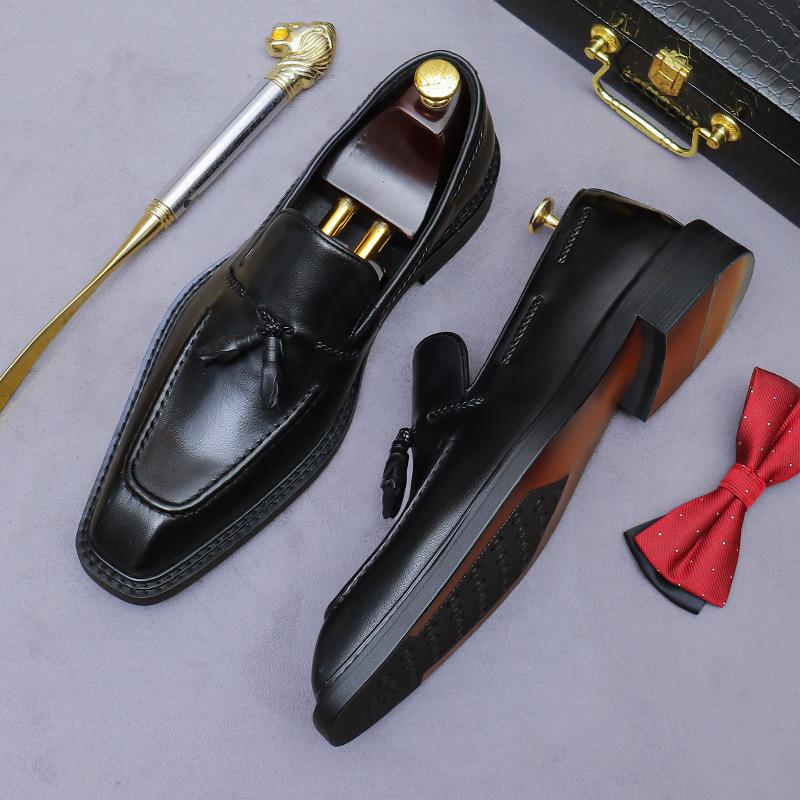 Туфли с кисточками из деловой кожи мужские формальные туфли рабочие одинарные туфли повседневные мужские туфли коровья кожа 46 чёрный
Туфли с кисточками из деловой кожи мужские формальные туфли рабочие одинарные туфли повседневные мужские туфли коровья кожа 46 чёрный