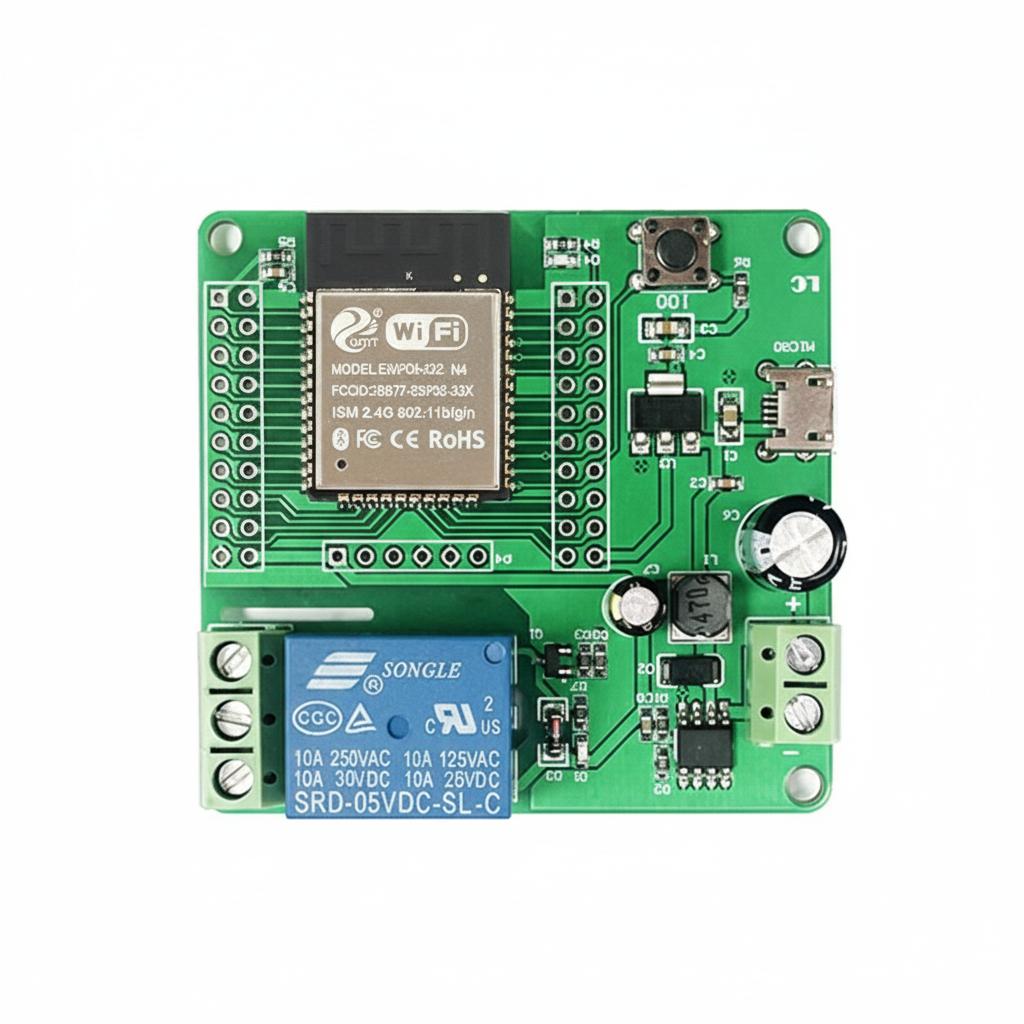 DC5-60V Power ESP32 Single-Channel Relay Module ESP32 Development Board ESP32-WROOM 10*10*2 білий
DC5-60V Power ESP32 Single-Channel Relay Module ESP32 Development Board ESP32-WROOM 10*10*2 білий