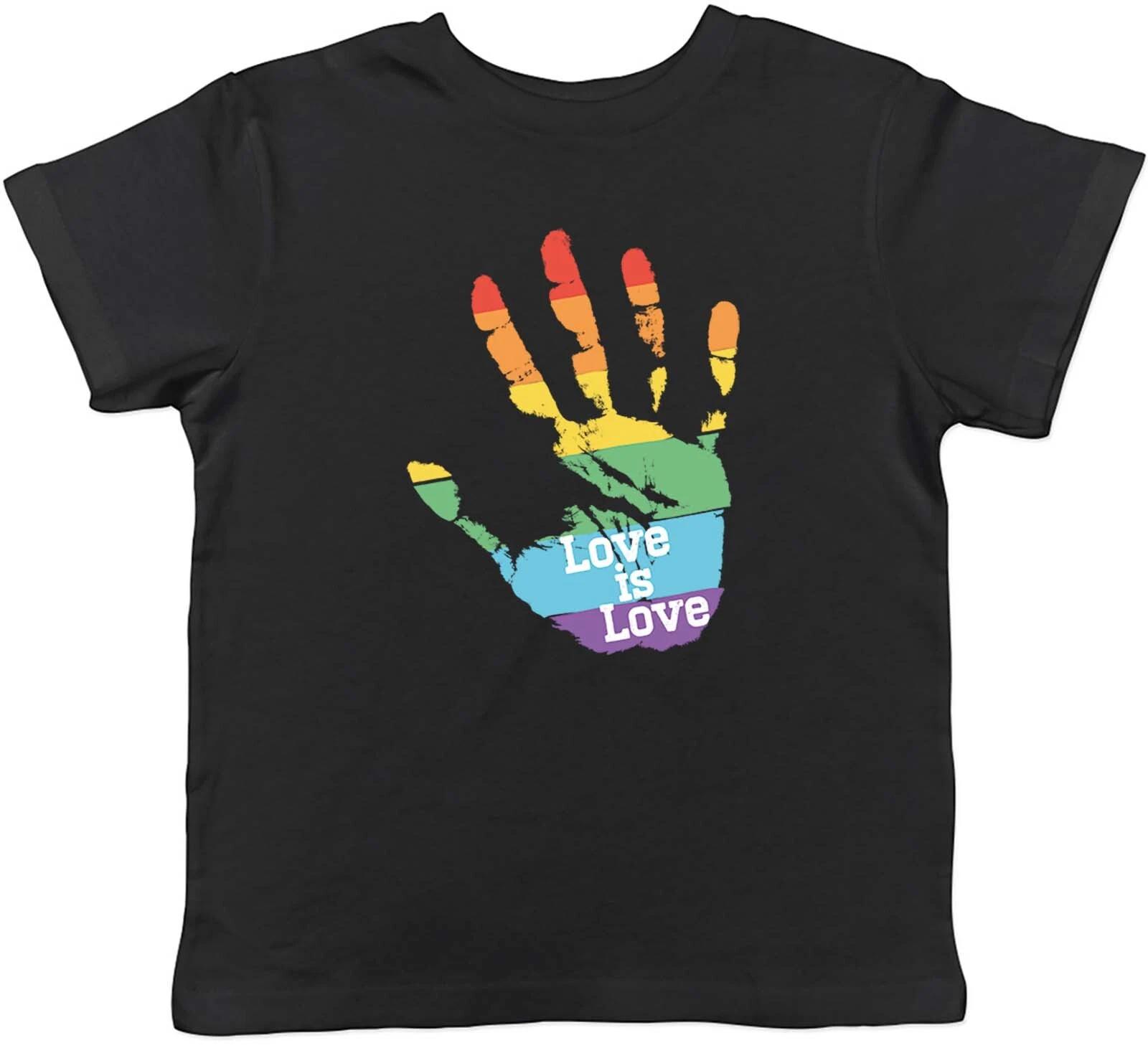 Pride Hand Print Love Is Love Childrens Kids T-Shirt Boys Girls Gift 100
Pride Hand Print Love Is Love Childrens Kids T-Shirt Boys Girls Gift 100