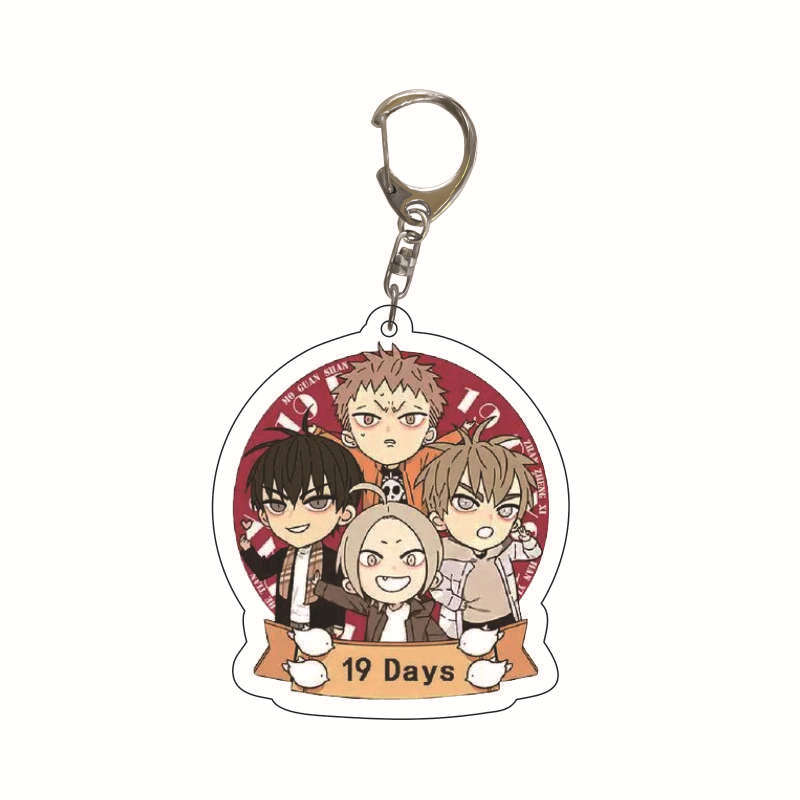 6CM Anime 19 Days Keychain Mo Guanshan Old Xian He Tian Jian Yi Manga Youth Acrylic Pendant Figure Key Chain For Children Gifts 6 cm
6CM Anime 19 Days Keychain Mo Guanshan Old Xian He Tian Jian Yi Manga Youth Acrylic Pendant Figure Key Chain For Children Gifts 6 cm