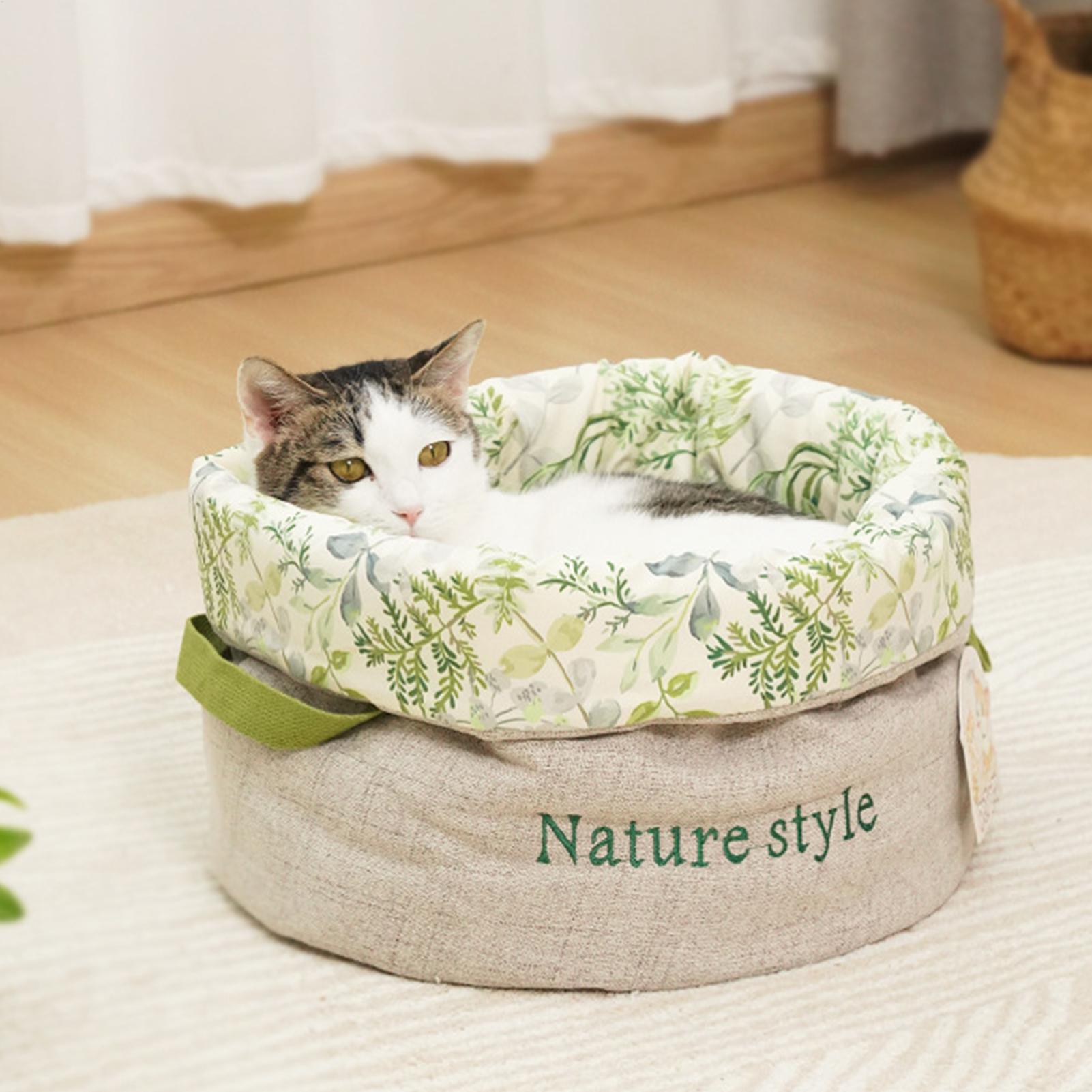 Semi-Enclosed Cat Bed 33x28cm Winter Warming Cat Nest Christmas Themed Warm Plush Cat House for Kitten Puppy China Mainland
Semi-Enclosed Cat Bed 33x28cm Winter Warming Cat Nest Christmas Themed Warm Plush Cat House for Kitten Puppy China Mainland