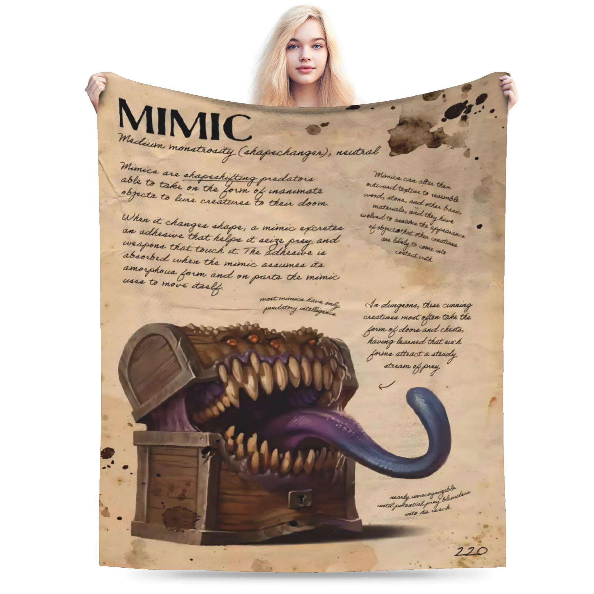 DND Flannel Throw Blanket Role-Playing Game Blankets for Bedding Outdoor Super Warm Bedroom Quilt 130x150cm
DND Flannel Throw Blanket Role-Playing Game Blankets for Bedding Outdoor Super Warm Bedroom Quilt 130x150cm