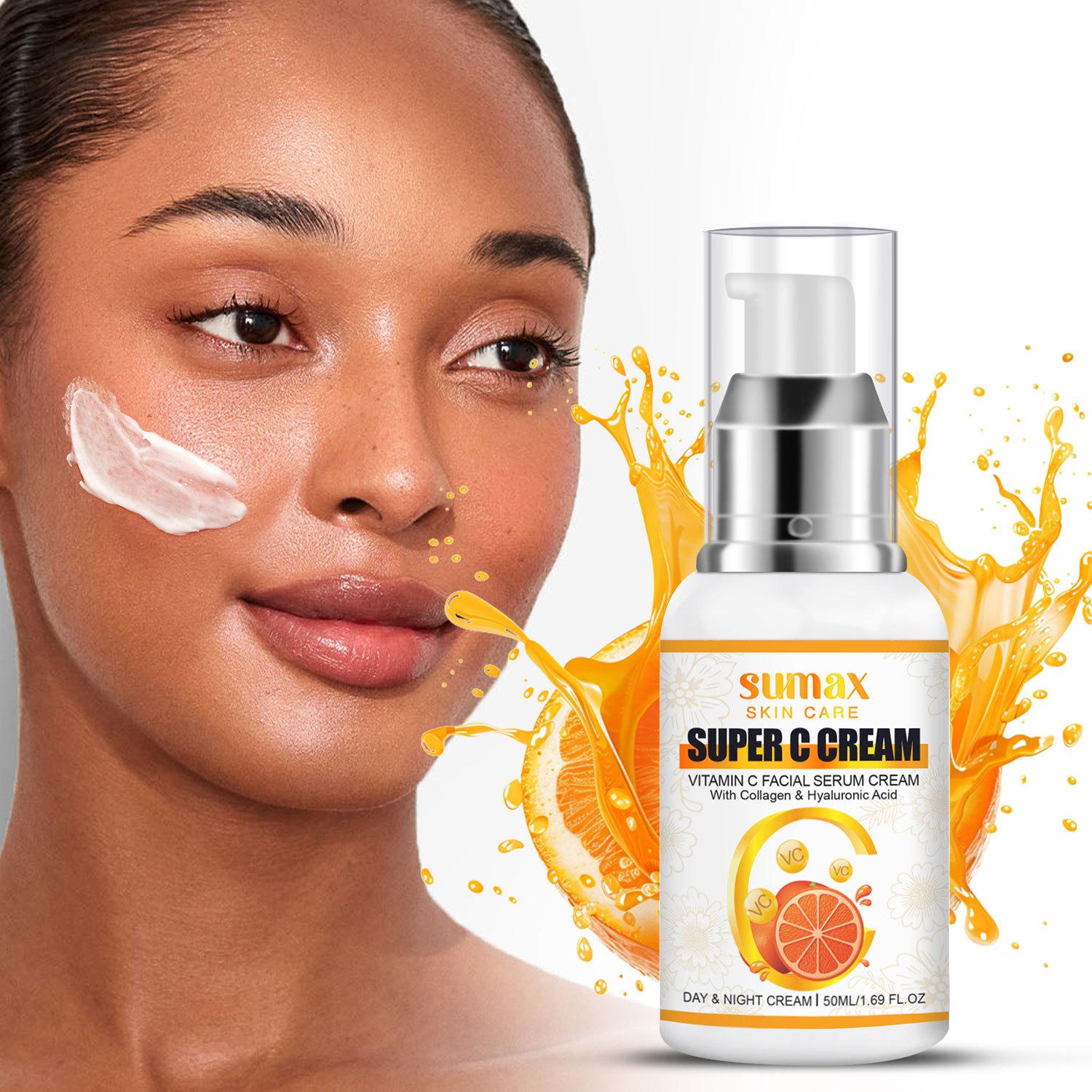 Orange Moisturizing VC Essence Face Cream 50ml Mooth Delicate Radiant and Translucent Rapid Absorption of Skin Retinol Anti Aging Serum 1 bottle
Orange Moisturizing VC Essence Face Cream 50ml Mooth Delicate Radiant and Translucent Rapid Absorption of Skin Retinol Anti Aging Serum 1 bottle