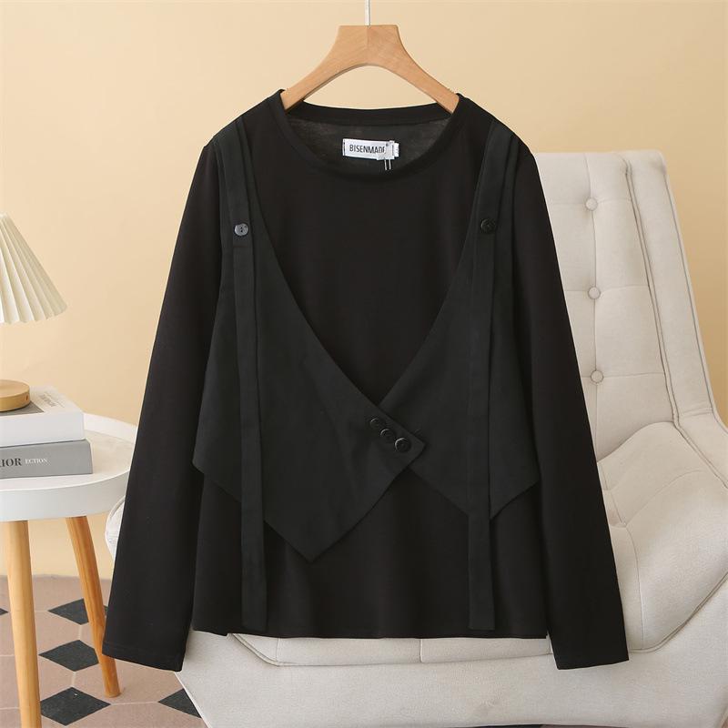 2026 Spring Women s Plus Size Long Sleeve 2-in-1 Casual Modal Hoodie 8811 4XL чёрный
2026 Spring Women s Plus Size Long Sleeve 2-in-1 Casual Modal Hoodie 8811 4XL чёрный