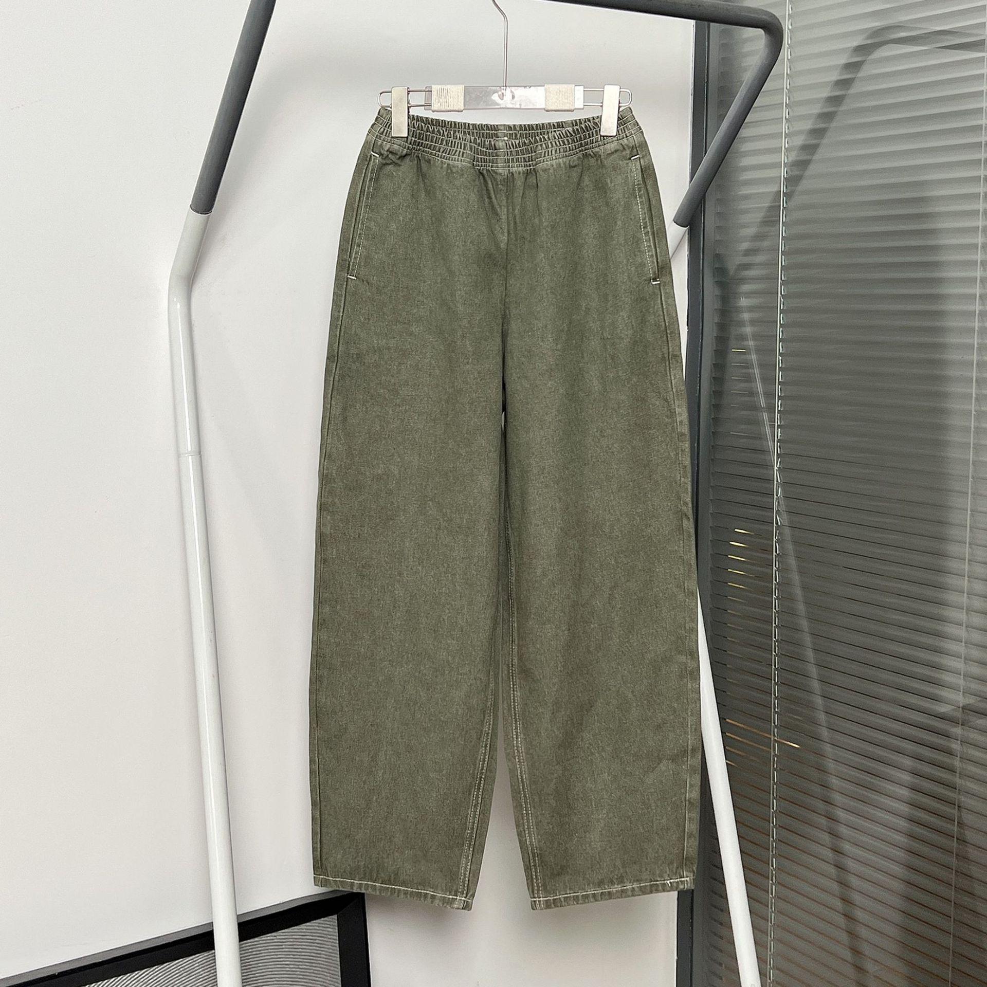 Women s Olive Green Distressed Cotton Elastic Waist Carrot Jeans - Spring/Summer Collection S оливковий колір
Women s Olive Green Distressed Cotton Elastic Waist Carrot Jeans - Spring/Summer Collection S оливковий колір