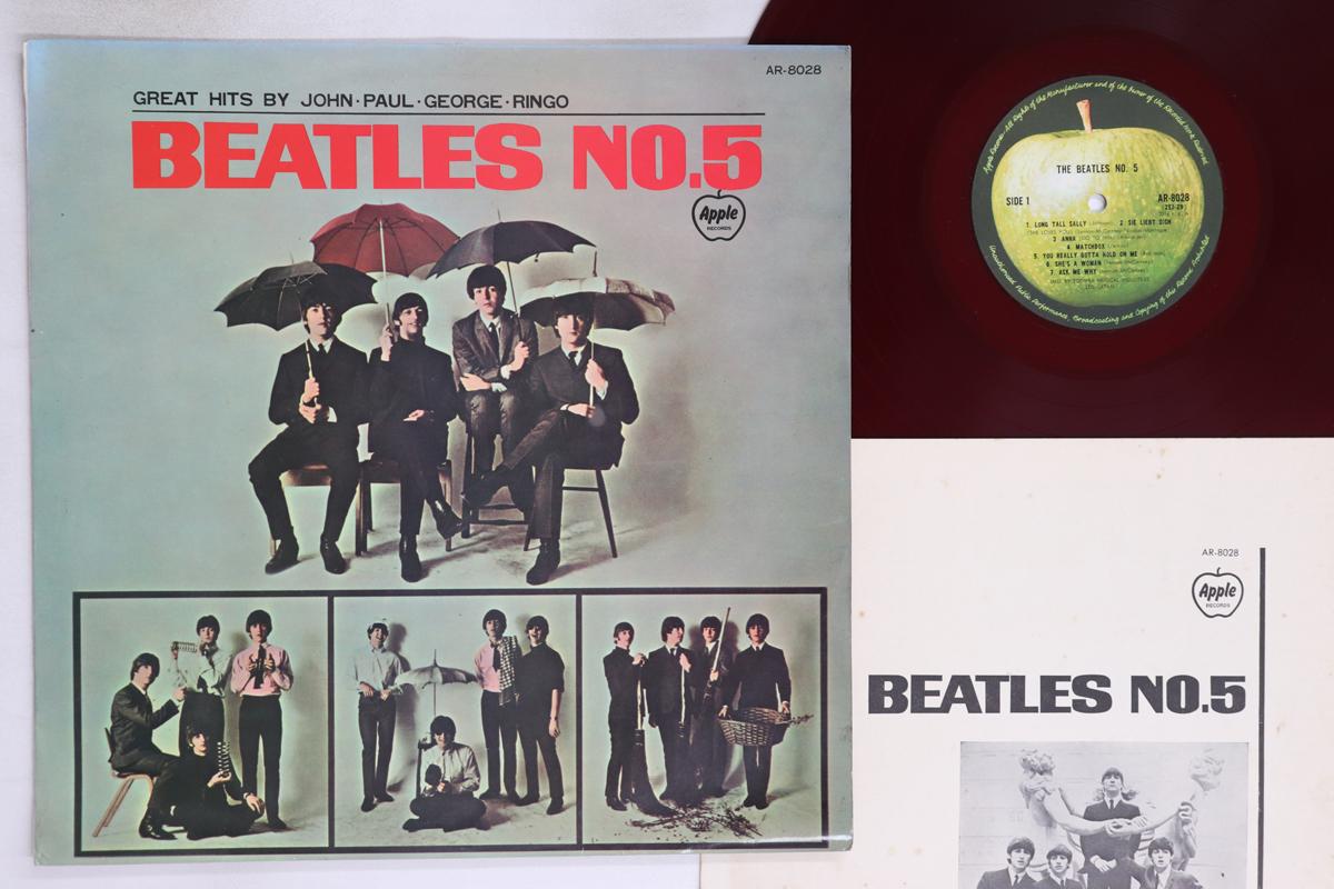 LP Пластинка BEATLES - Beatles №5 (- Красный винил) AR8028 APPLE 1970 Япония Рок Б/У
LP Пластинка BEATLES - Beatles №5 (- Красный винил) AR8028 APPLE 1970 Япония Рок Б/У