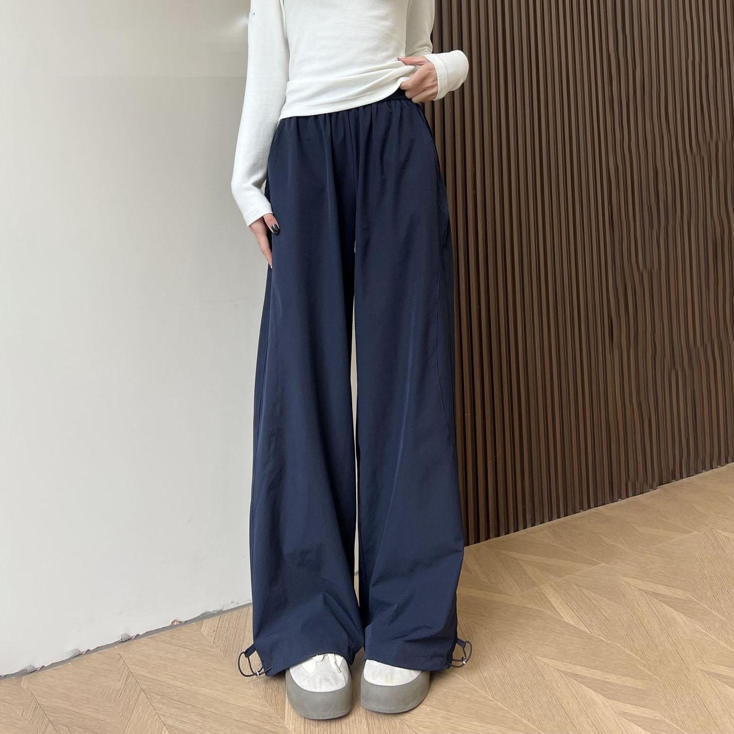 Quick-Dry Utility Pants for Women - Summer Thin Edition High-Waisted Loose Fit Drapey Casual Sporty Wide-Leg Trousers 2XL
Quick-Dry Utility Pants for Women - Summer Thin Edition High-Waisted Loose Fit Drapey Casual Sporty Wide-Leg Trousers 2XL