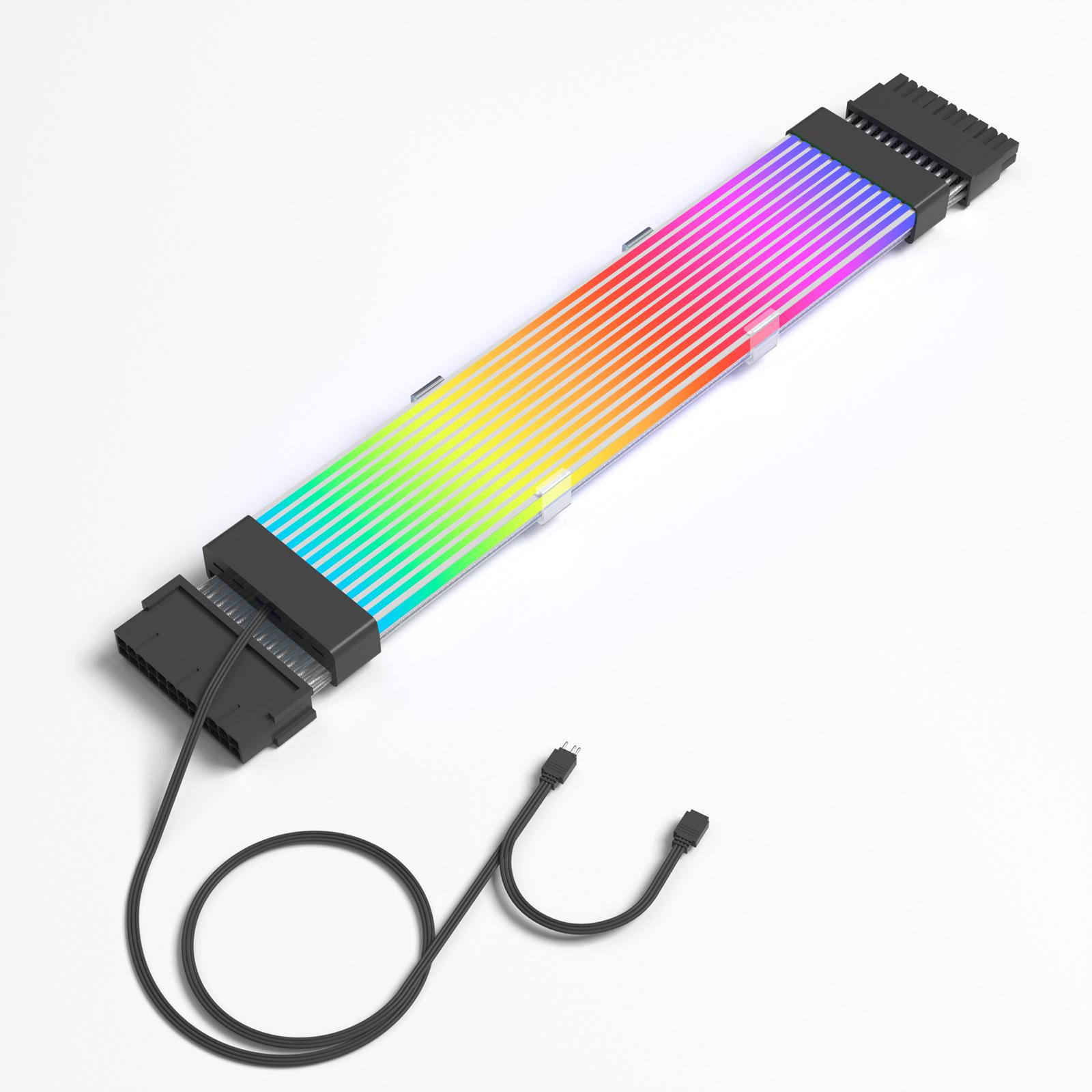 ARGB Lighting Power Cable for Desktop Motherboard with Soft Light Strip and Single Crystal Copper Aviation Plug чорний
ARGB Lighting Power Cable for Desktop Motherboard with Soft Light Strip and Single Crystal Copper Aviation Plug чорний