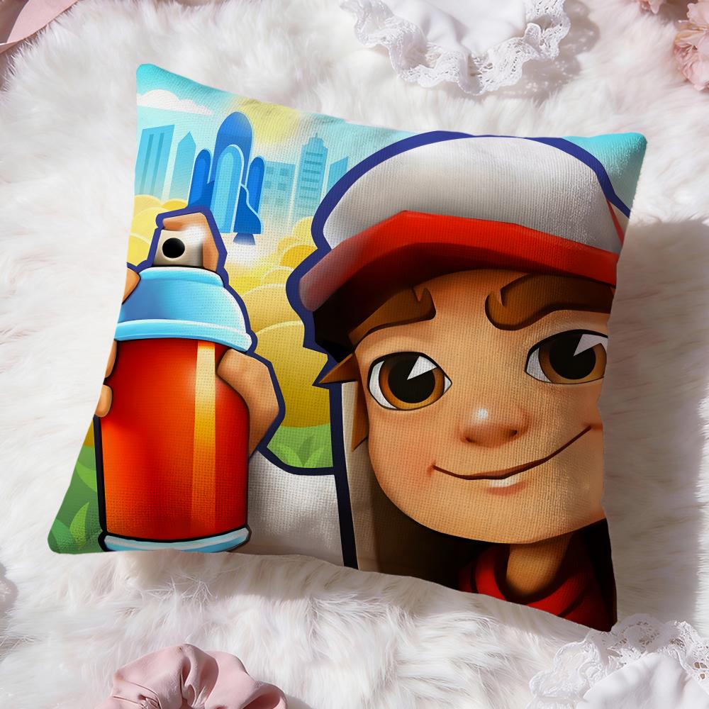 Подушка Subway Surfers Преміум Комфорт Двостороння Наволочка - Дизайн Два в одному для Будь-якої Кімнати та Салону Автомобіля 30cmx30cm
Подушка Subway Surfers Преміум Комфорт Двостороння Наволочка - Дизайн Два в одному для Будь-якої Кімнати та Салону Автомобіля 30cmx30cm