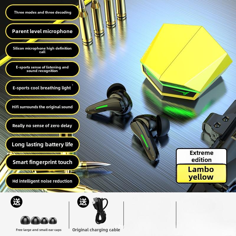 Беспроводная Bluetooth-гарнитура Flying Wing Door с наушниками-вкладышами Bluetooth 5.3 жёлтый
Беспроводная Bluetooth-гарнитура Flying Wing Door с наушниками-вкладышами Bluetooth 5.3 жёлтый