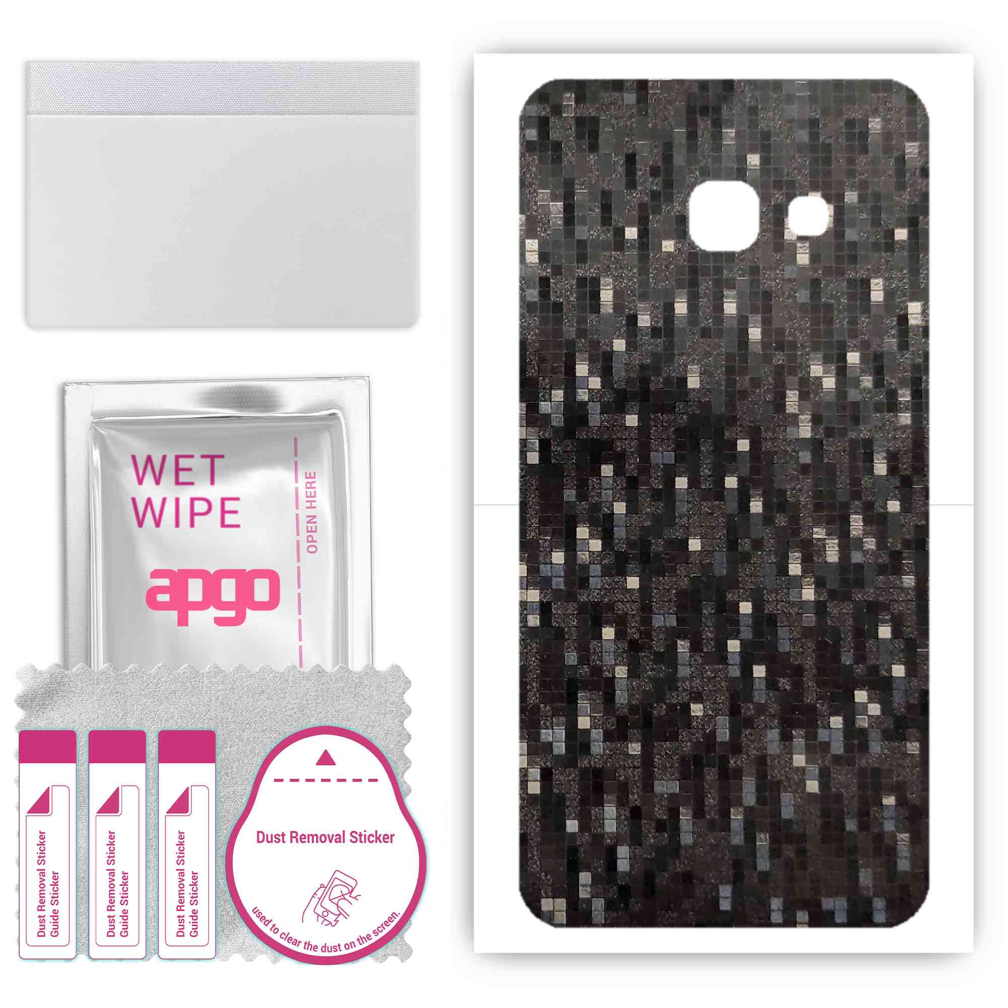 Apgo Protective Skin Sticker для задньої панелі, сумісний із Samsung Galaxy A3 (2017 р), Обгортка плівка, фольга, вініл – візерунок чорного пікселя
Apgo Protective Skin Sticker для задньої панелі, сумісний із Samsung Galaxy A3 (2017 р), Обгортка плівка, фольга, вініл – візерунок чорного пікселя