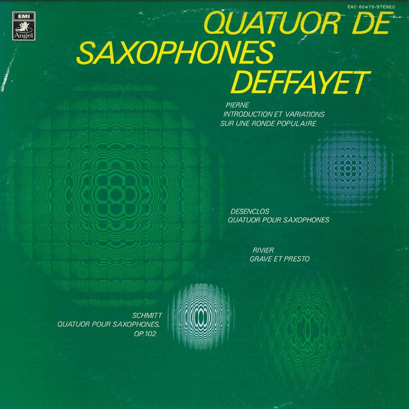 LP Record QUATUOR DE SAXOPHONES DEFFAYET Quatuor De Saxophones Deffayet EAC80478 ANGEL Japan Classical Used
LP Record QUATUOR DE SAXOPHONES DEFFAYET Quatuor De Saxophones Deffayet EAC80478 ANGEL Japan Classical Used