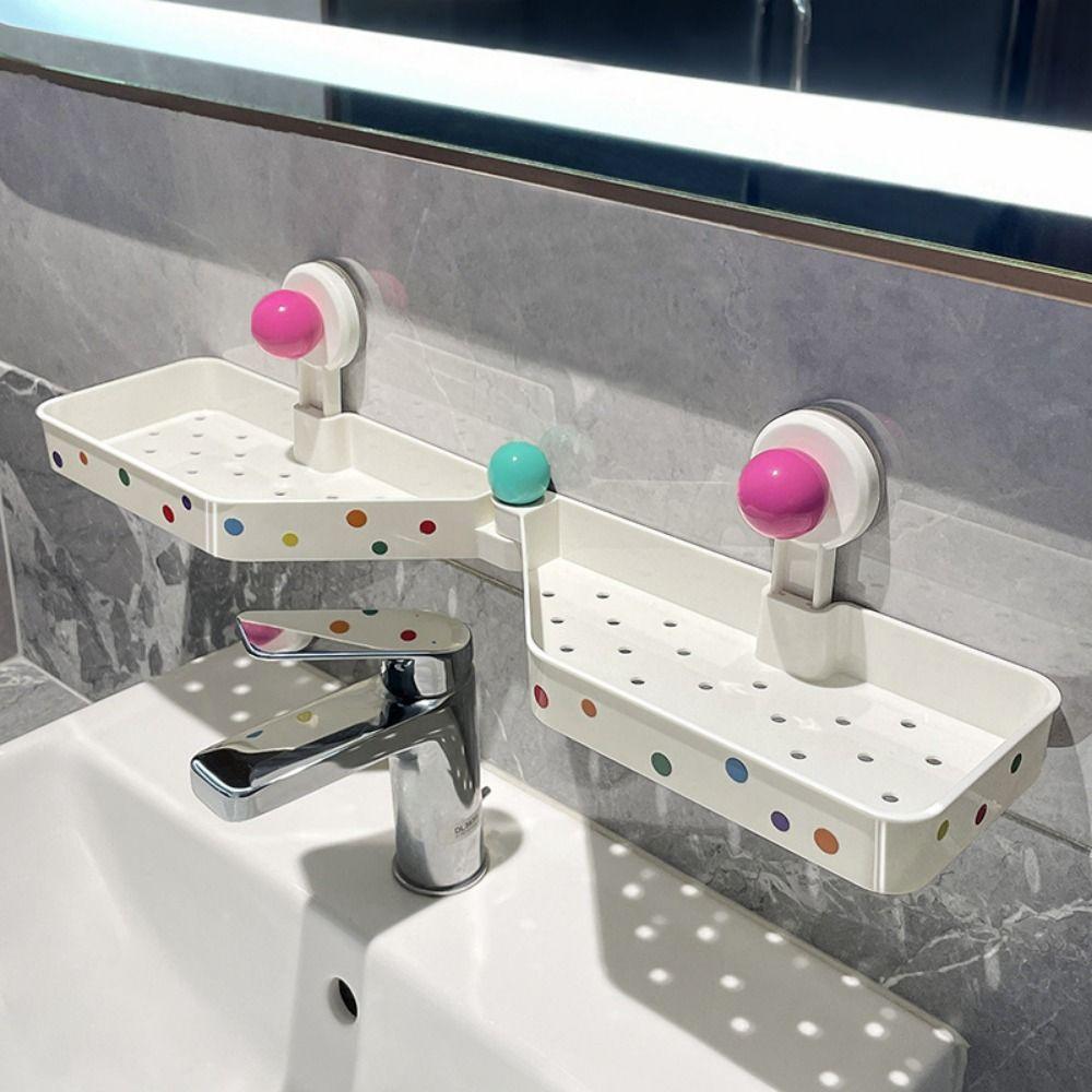 Suction Cup Corner Storage Rack Plastic Shampoo Rack Durable Bathroom Shelf Kitchen Style 2
Suction Cup Corner Storage Rack Plastic Shampoo Rack Durable Bathroom Shelf Kitchen Style 2