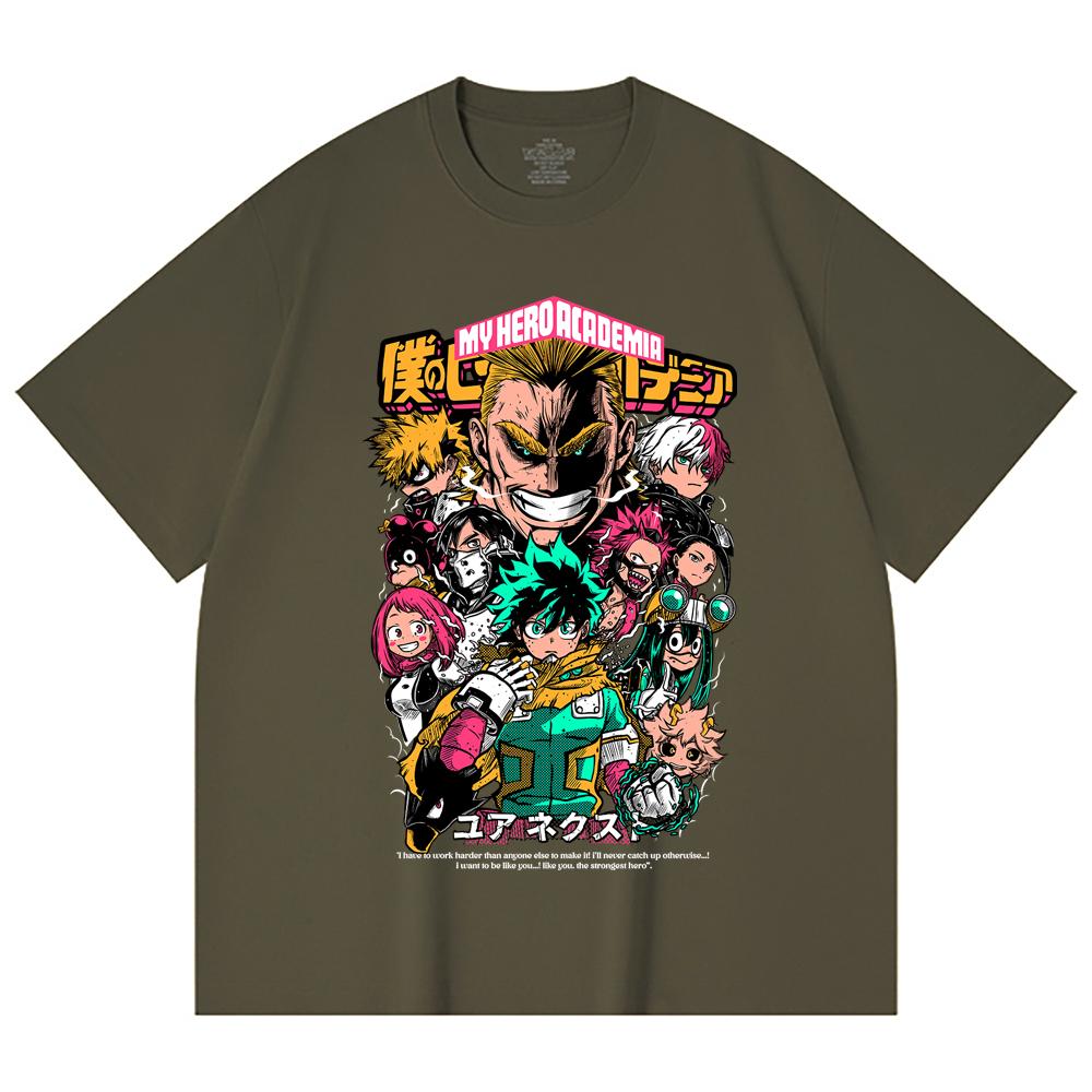 230 Gsm 100% Cotton My Hero Academia V6 Print Unisex Heavy Cotton T Shirt S армія зелений колір
230 Gsm 100% Cotton My Hero Academia V6 Print Unisex Heavy Cotton T Shirt S армія зелений колір