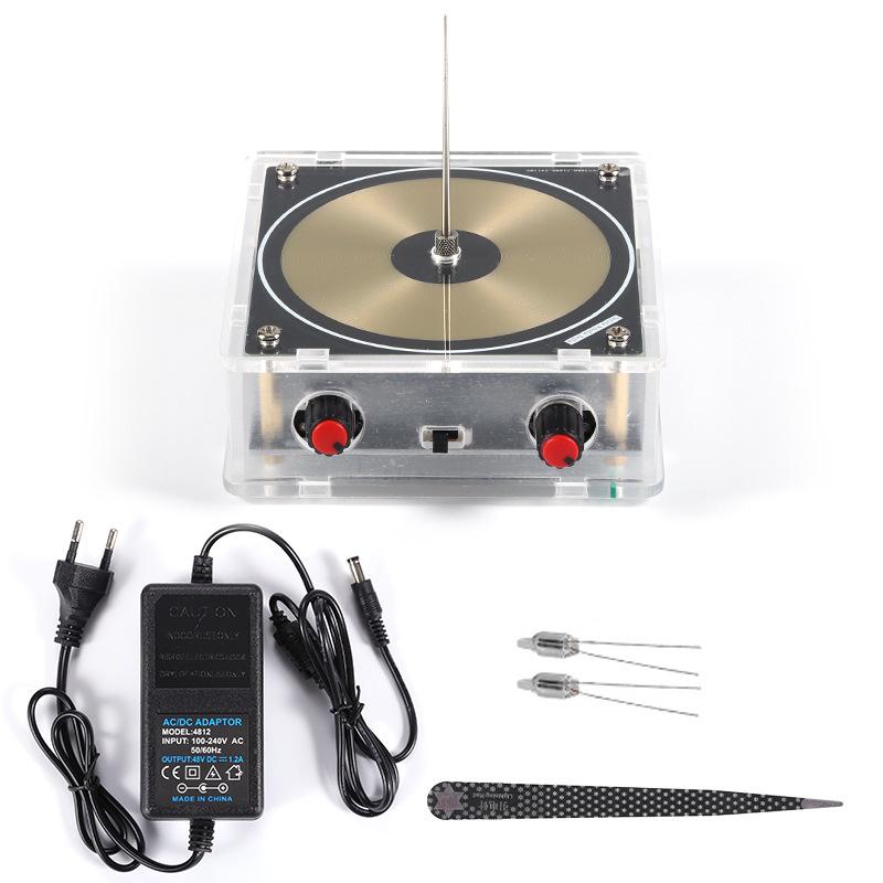 Multi-Function Mini Tesla Coil with Bluetooth/AUX Dual Music Sync & Touchable 8cm Lightning Generator for Physics Experiments US Standard золотий
Multi-Function Mini Tesla Coil with Bluetooth/AUX Dual Music Sync & Touchable 8cm Lightning Generator for Physics Experiments US Standard золотий