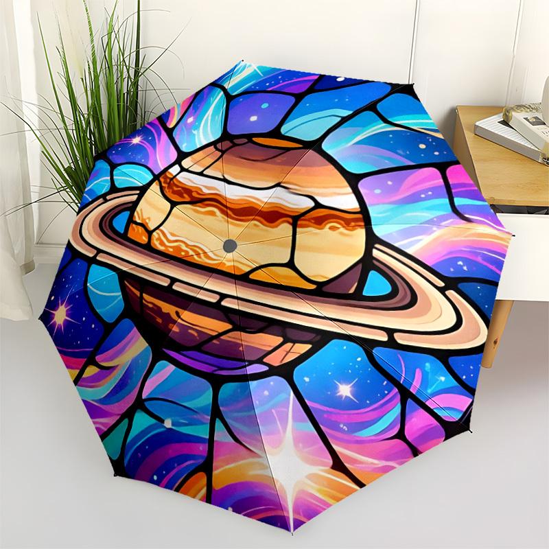 1pc Stained Glass Planet Automatic Opening/Closing Umbrella with Operation & Windproof Canopy yy260311018
1pc Stained Glass Planet Automatic Opening/Closing Umbrella with Operation & Windproof Canopy yy260311018