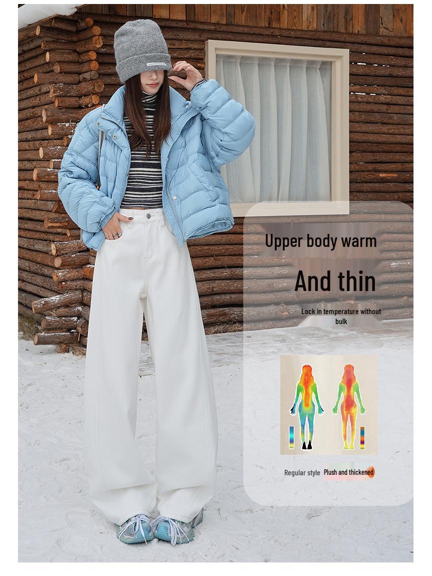 Off-White Wide-Leg Cowboy Style Slimming Floor-Length Velvet Women s Jeans - Winter Collection M (suggested 99-109 lbs)
Off-White Wide-Leg Cowboy Style Slimming Floor-Length Velvet Women s Jeans - Winter Collection M (suggested 99-109 lbs)