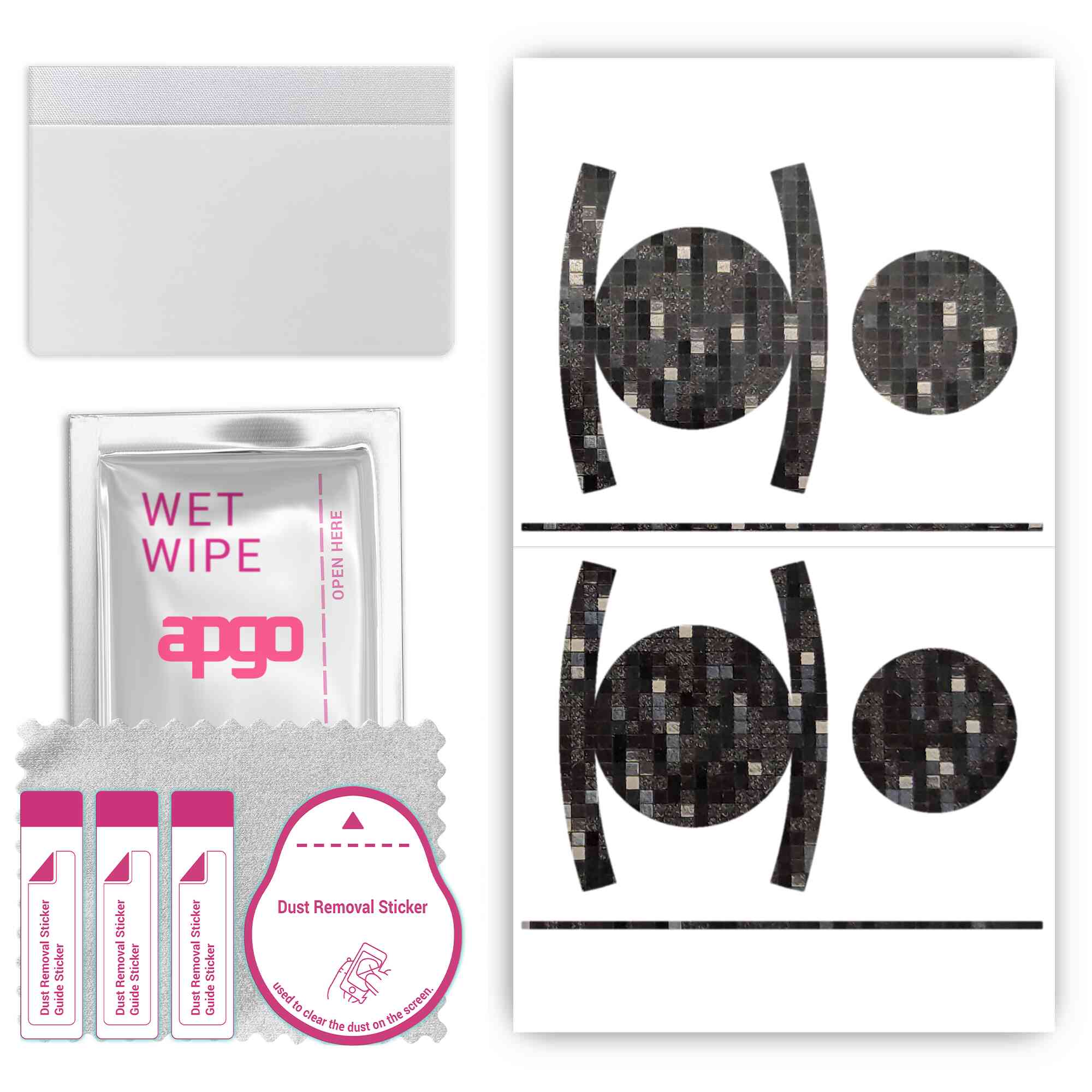 Apgo Protective Skin Sticker для тильної сторони, сумісної з Apple AirTag, Full Wrap Film, Foil, Vinyl - Pattern Carbon Black Pixel
Apgo Protective Skin Sticker для тильної сторони, сумісної з Apple AirTag, Full Wrap Film, Foil, Vinyl - Pattern Carbon Black Pixel