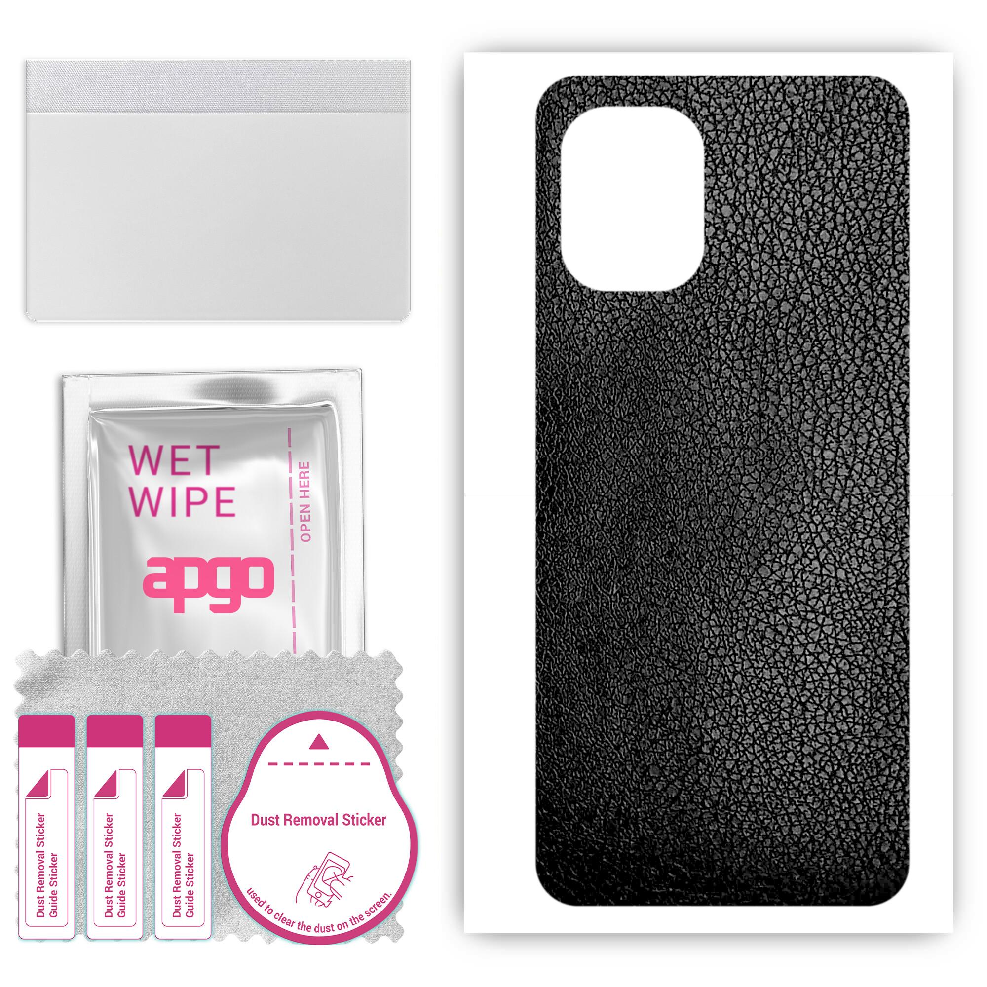 apgo Protective Skin Sticker for the back compatible with Umidigi G1 Max, Wrap Film, Foil, Vinyl - Pattern Black Leather
apgo Protective Skin Sticker for the back compatible with Umidigi G1 Max, Wrap Film, Foil, Vinyl - Pattern Black Leather