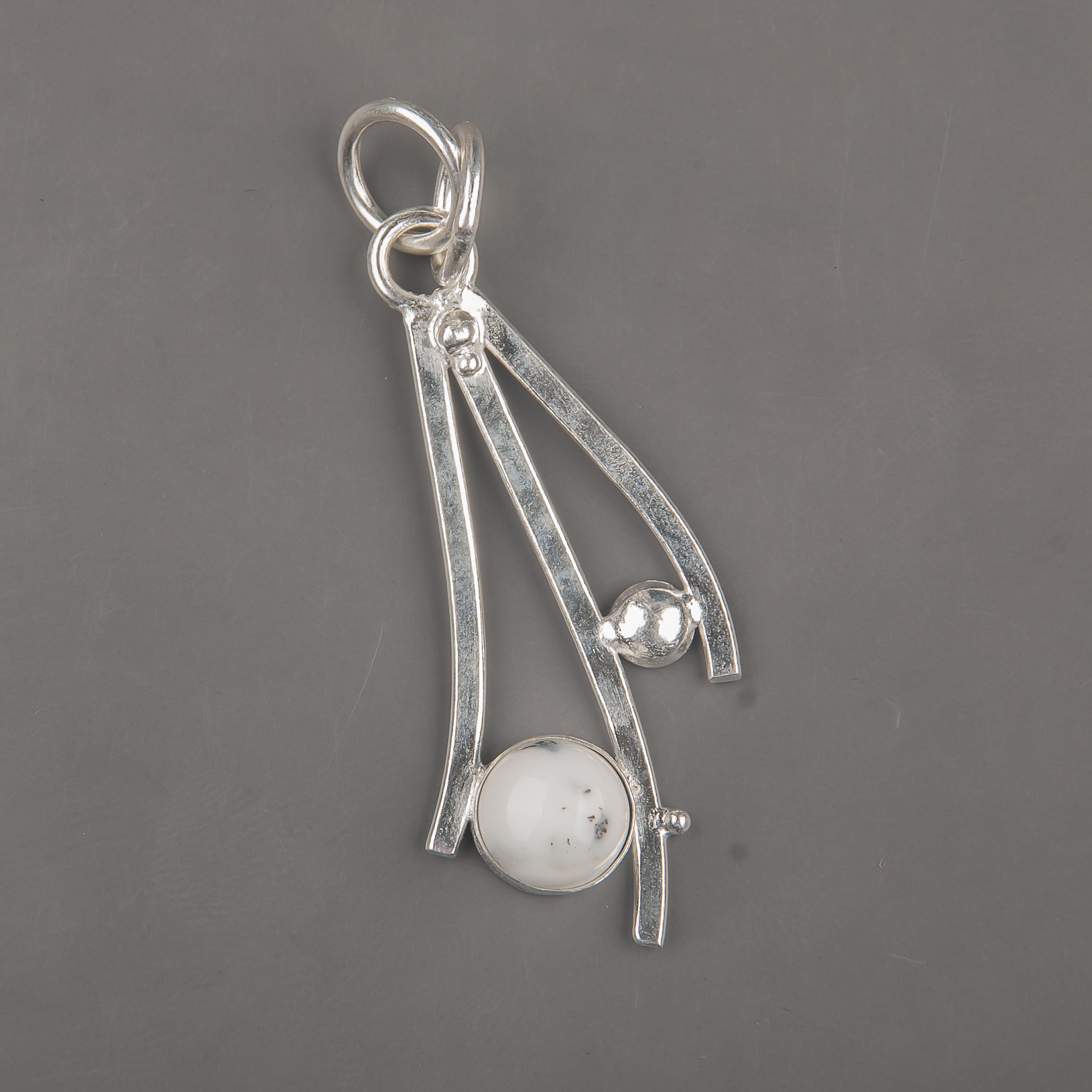 Dendritic Opal Gemstone Jewelry, Handmade Silver Pendant, 925 Sterling Silver Meditation Pendant Grandma Gift For Her 1.73 Inches білий
Dendritic Opal Gemstone Jewelry, Handmade Silver Pendant, 925 Sterling Silver Meditation Pendant Grandma Gift For Her 1.73 Inches білий