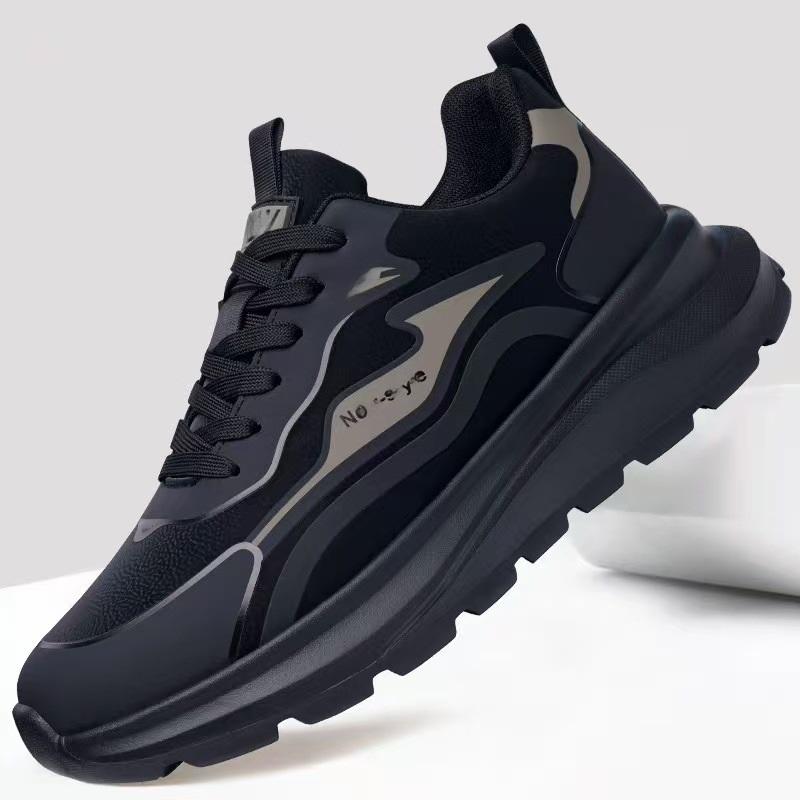Men Waterproof Height Increasing Casual Shoes Spring Black Leather Soft Thick Sole Versatile Sneakers 44 колір темно кави
Men Waterproof Height Increasing Casual Shoes Spring Black Leather Soft Thick Sole Versatile Sneakers 44 колір темно кави