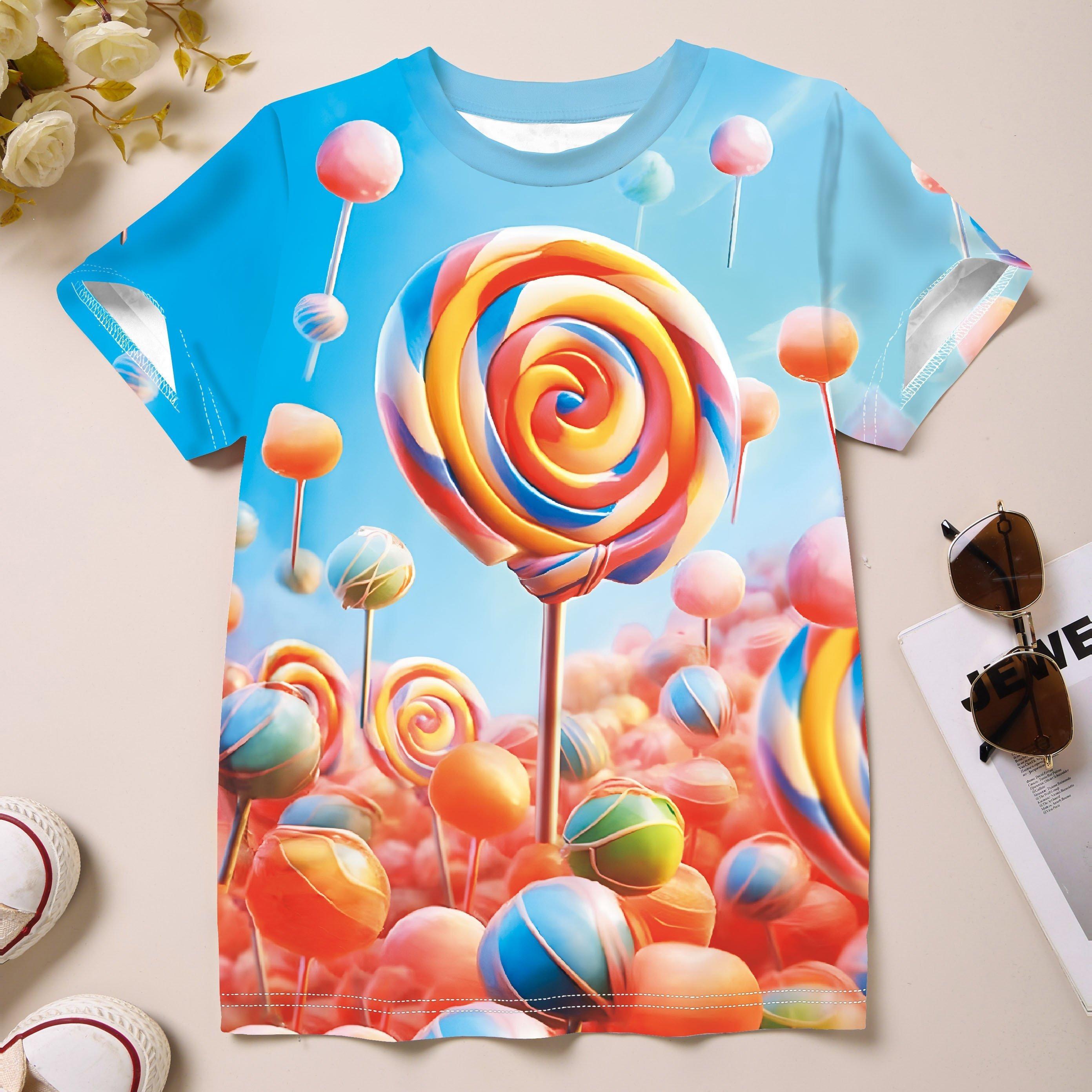 Детская одежда Футболка для девочек с коротким рукавом и милым 3D-принтом Детская летняя одежда Повседневная одежда с круглым вырезом и рисунком для девочек Топы 160
Детская одежда Футболка для девочек с коротким рукавом и милым 3D-принтом Детская летняя одежда Повседневная одежда с круглым вырезом и рисунком для девочек Топы 160