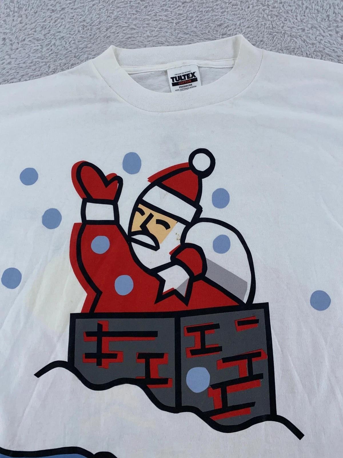 Vintage USPS Christmas Shirt Mens XL White Holiday Santa Graphic 1996 Tultex 90s L
Vintage USPS Christmas Shirt Mens XL White Holiday Santa Graphic 1996 Tultex 90s L
