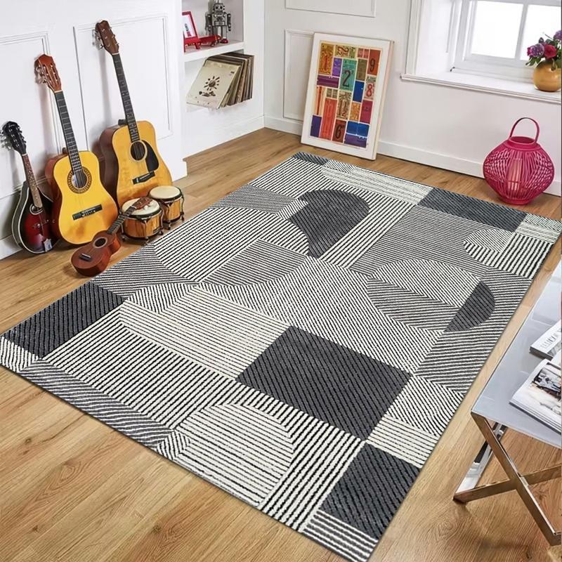 Minimalist Geometric Striped Area Rug Modern Gray Abstract Pattern Non Slip Floor Carpet for Living Room Bedroom Home Decor 50x80cm
Minimalist Geometric Striped Area Rug Modern Gray Abstract Pattern Non Slip Floor Carpet for Living Room Bedroom Home Decor 50x80cm