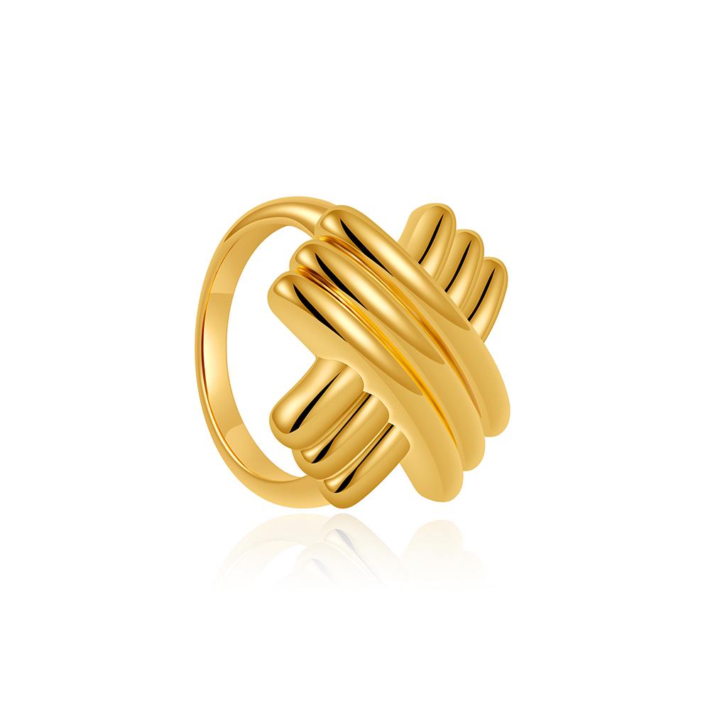 New Trendy Metal Textured X-shape Stainless Steel Rings for Women 18K Gold Plated Waterproof Ring Daily Charm Jewelry Gifts 8 size
New Trendy Metal Textured X-shape Stainless Steel Rings for Women 18K Gold Plated Waterproof Ring Daily Charm Jewelry Gifts 8 size