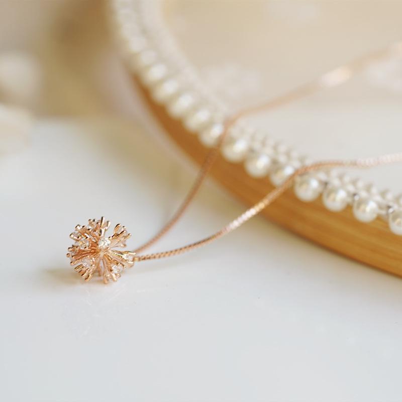2022 Mori Style Dandelion Pendant Necklace, Gold-Plated s925 Sterling Silver Clavicle Chain for Women 925 Silver
2022 Mori Style Dandelion Pendant Necklace, Gold-Plated s925 Sterling Silver Clavicle Chain for Women 925 Silver