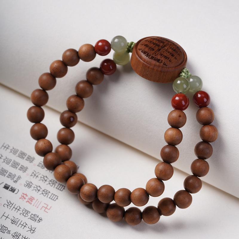 Sandalwood Lotus Mantras Bead Bracelet: Retro Buddhist Rosary for Men & Women Pure Natural
Sandalwood Lotus Mantras Bead Bracelet: Retro Buddhist Rosary for Men & Women Pure Natural