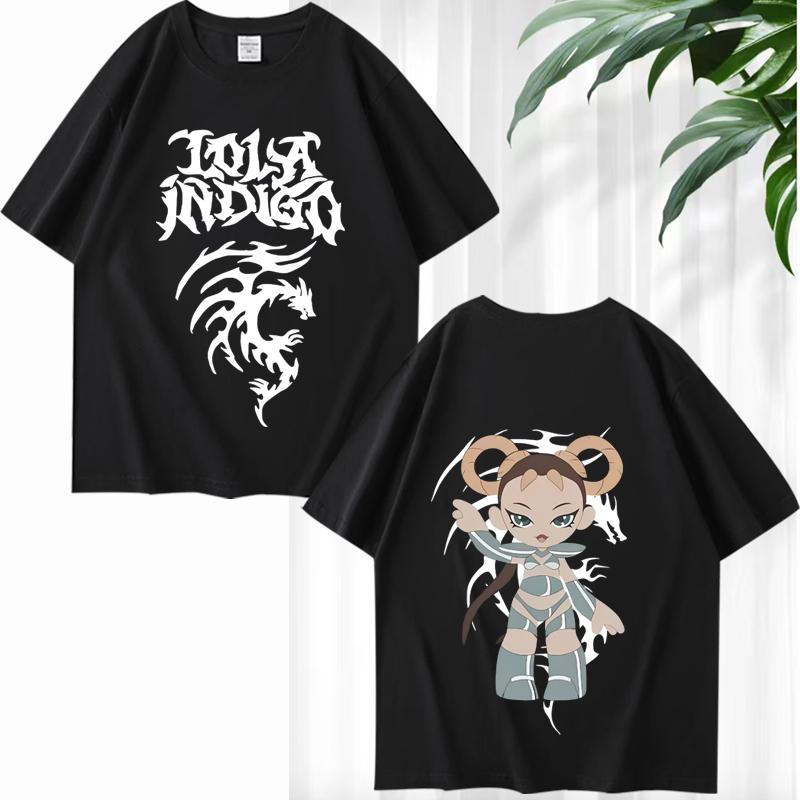 Lola Indigo 2025 Tour Vintage graphics Oversized T Shirt men ’s women Oversized 100% Cotton short sleeve Summer print Unisex tee 4XL
Lola Indigo 2025 Tour Vintage graphics Oversized T Shirt men ’s women Oversized 100% Cotton short sleeve Summer print Unisex tee 4XL
