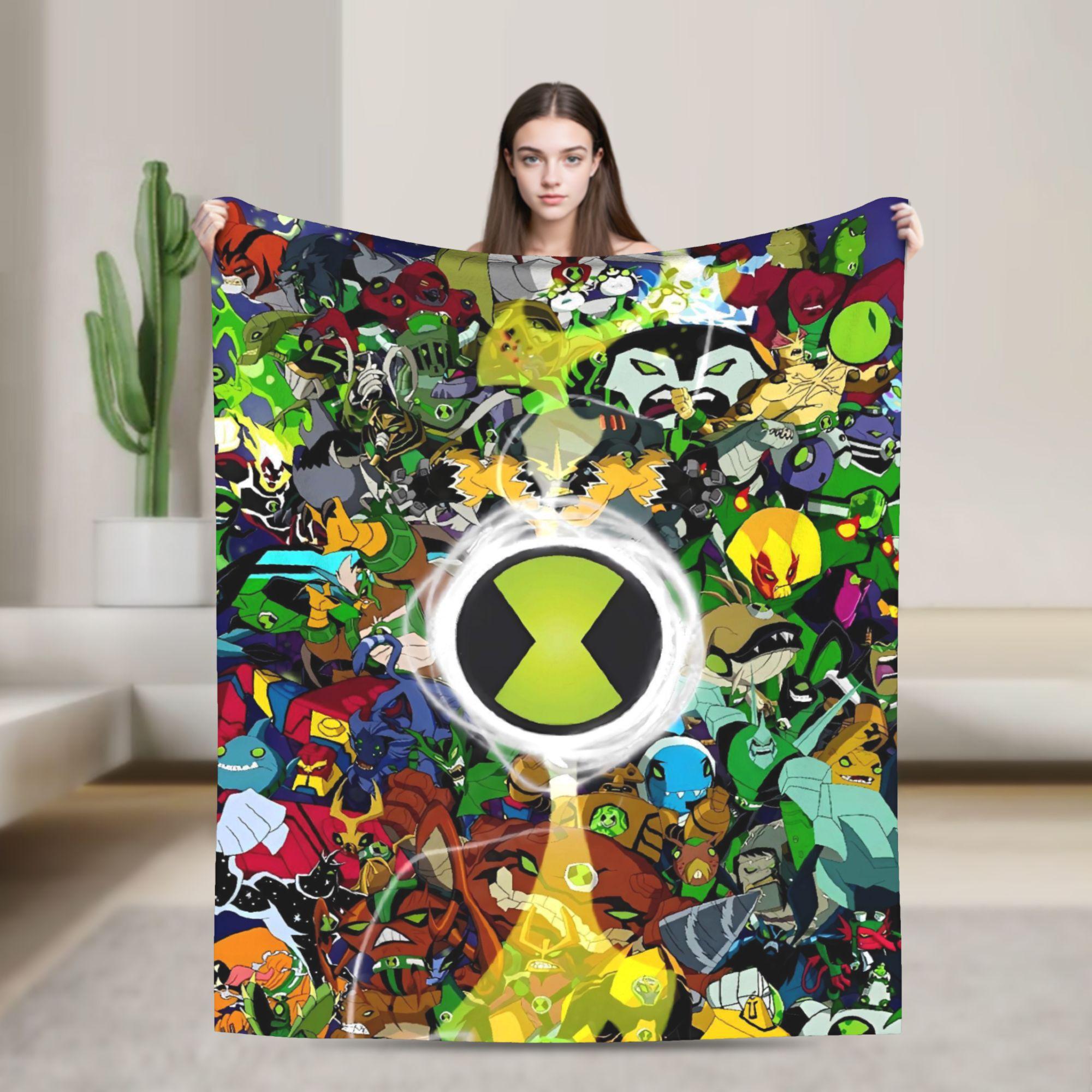 Ben 10 Alien Flannel Blanket Spring Warm Soft Bedding Throws for Kids Adult Couch Chair Novelty Bedspread Sofa Bed Cover 75x90cm
Ben 10 Alien Flannel Blanket Spring Warm Soft Bedding Throws for Kids Adult Couch Chair Novelty Bedspread Sofa Bed Cover 75x90cm