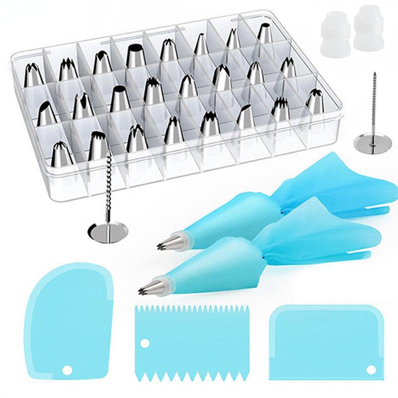 72-Piece Home Baking Nozzle & Lace Set with Food-Grade Piping Bags - Internet Celebrity Recommendation
72-Piece Home Baking Nozzle & Lace Set with Food-Grade Piping Bags - Internet Celebrity Recommendation