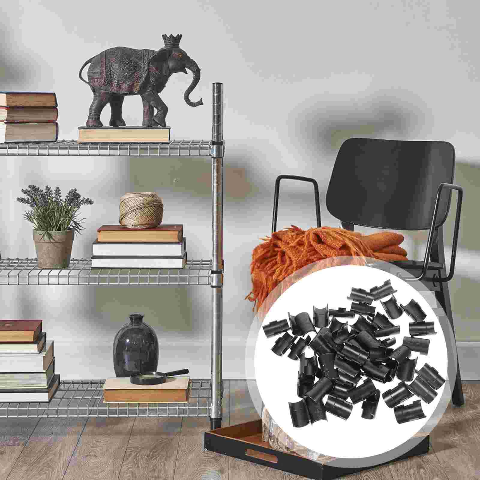 25 Pairs Wire Shelf Clips Plastic Fixing Clamps Brackets Shelving Accessories Split Sleeves Rack Fasteners Shelf Plastic Clips 3.4X2.3X2.3CM чорний
25 Pairs Wire Shelf Clips Plastic Fixing Clamps Brackets Shelving Accessories Split Sleeves Rack Fasteners Shelf Plastic Clips 3.4X2.3X2.3CM чорний