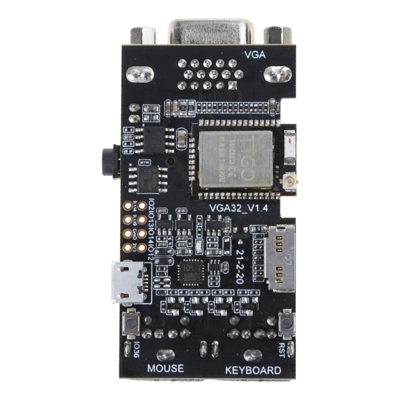 VGA for ESP32 V1.4 Controller PS/2 Mouse and Keyboard Graphics Library Game Engine and ANSI/VT Terminal for The ESP32
VGA for ESP32 V1.4 Controller PS/2 Mouse and Keyboard Graphics Library Game Engine and ANSI/VT Terminal for The ESP32