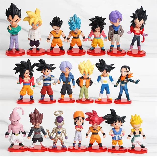 20Pcs/Set Dragon Ball Z Super Saiyan 4 Action Figure Toy Son Goku Majin Buu Frieza Vetega Beerus Whis Mark Model Doll Kids Gifts
20Pcs/Set Dragon Ball Z Super Saiyan 4 Action Figure Toy Son Goku Majin Buu Frieza Vetega Beerus Whis Mark Model Doll Kids Gifts