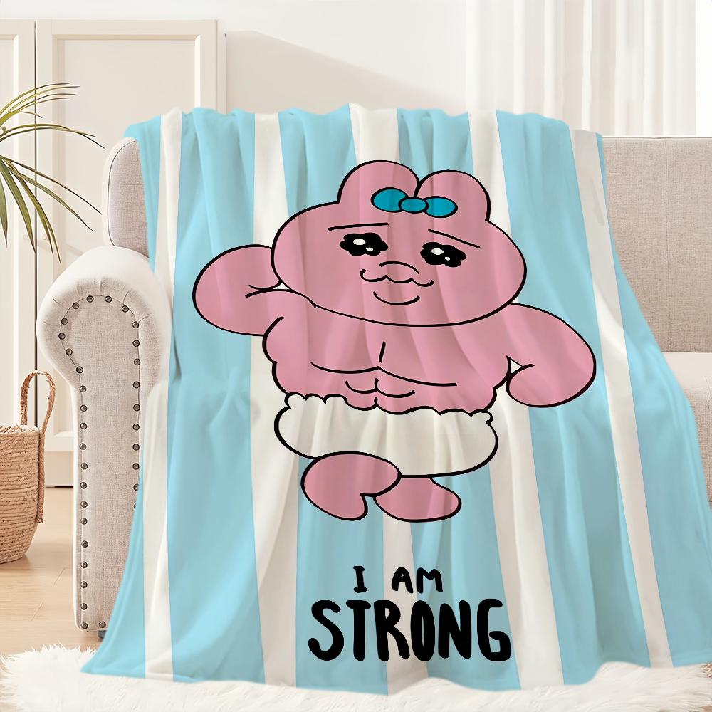 Cartoon O-Opanchu Cute Usagi Bunny Blanket Plush Nap Sofa rug for Living Room Warm Office Bedroom Birthday Home Travel Kid Gifts 30x40in
Cartoon O-Opanchu Cute Usagi Bunny Blanket Plush Nap Sofa rug for Living Room Warm Office Bedroom Birthday Home Travel Kid Gifts 30x40in
